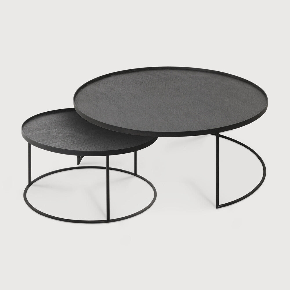 Tray ronde koffietafel set