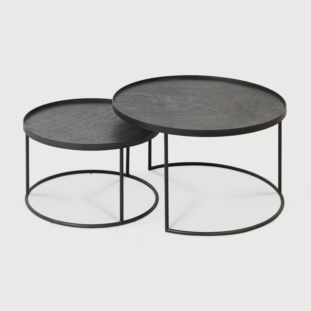 Tray ronde koffietafel set