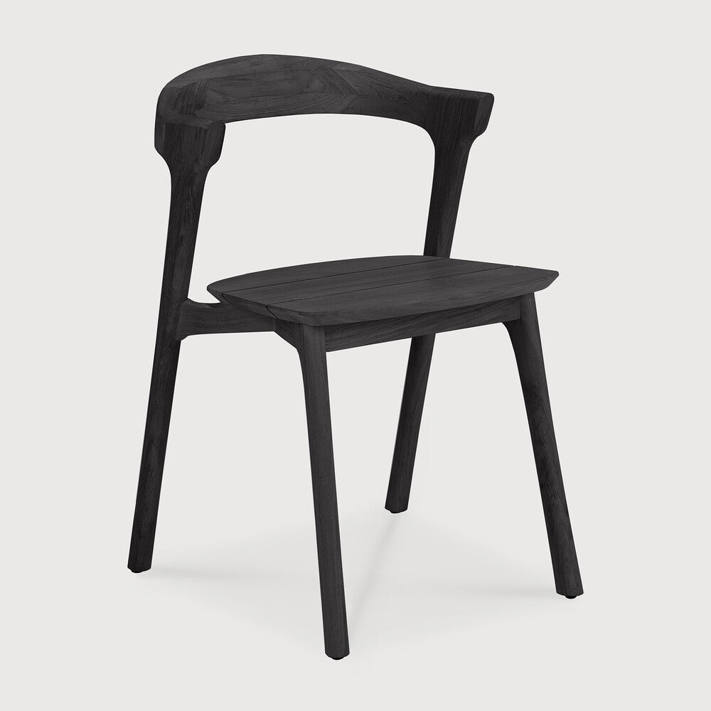 Toonzaalmodel Bok Black set rechthoekige tuintafel + 6 stoelen met kussens Mocha