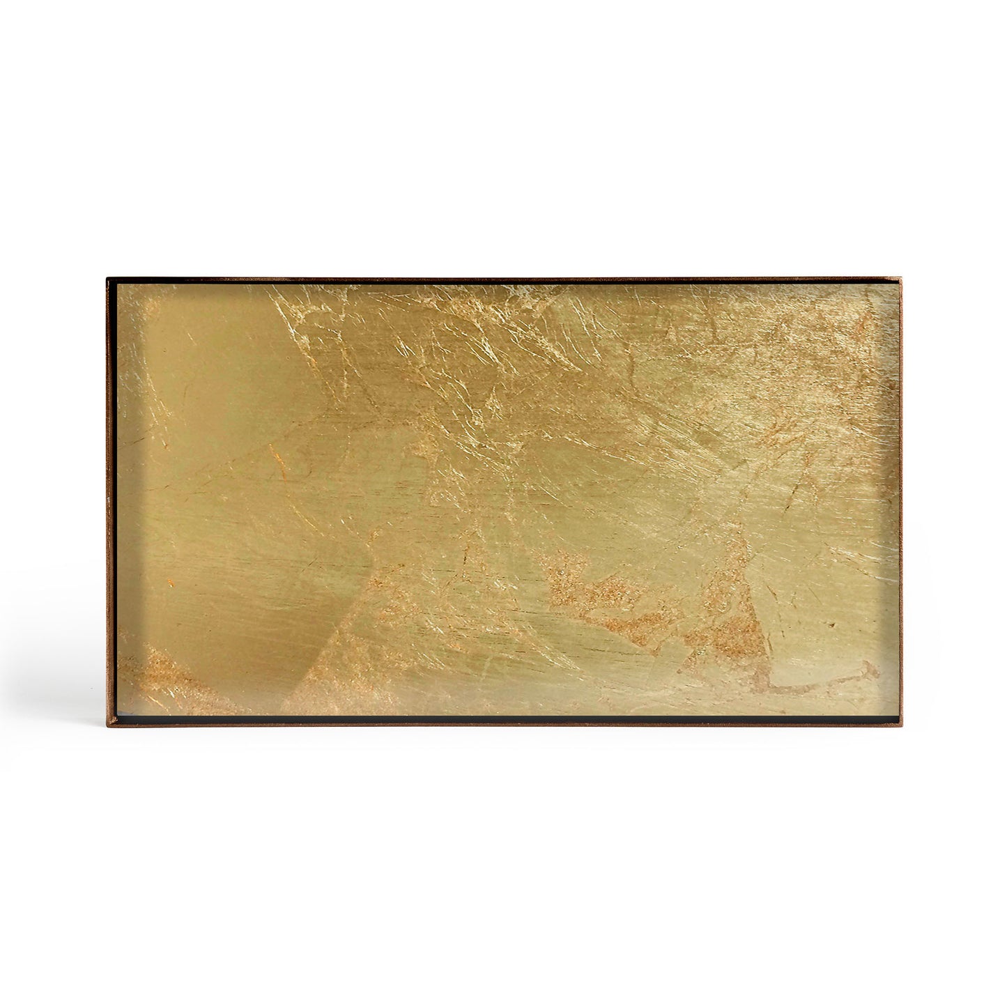 Gold Leaf valet glazen dienblad - M