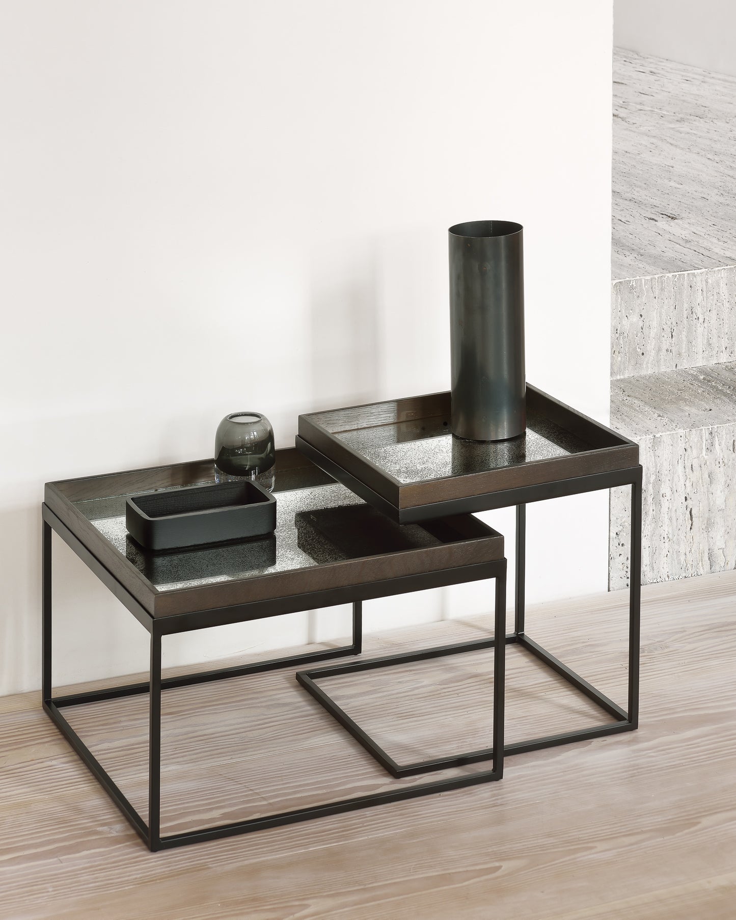 Tray vierkante koffietafel set