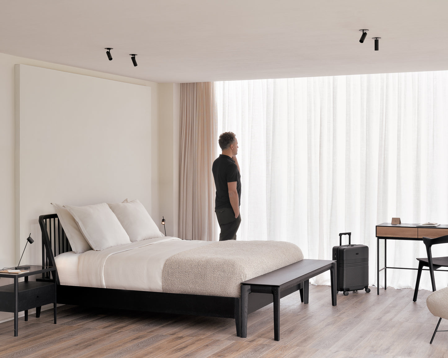 Spindle bed
