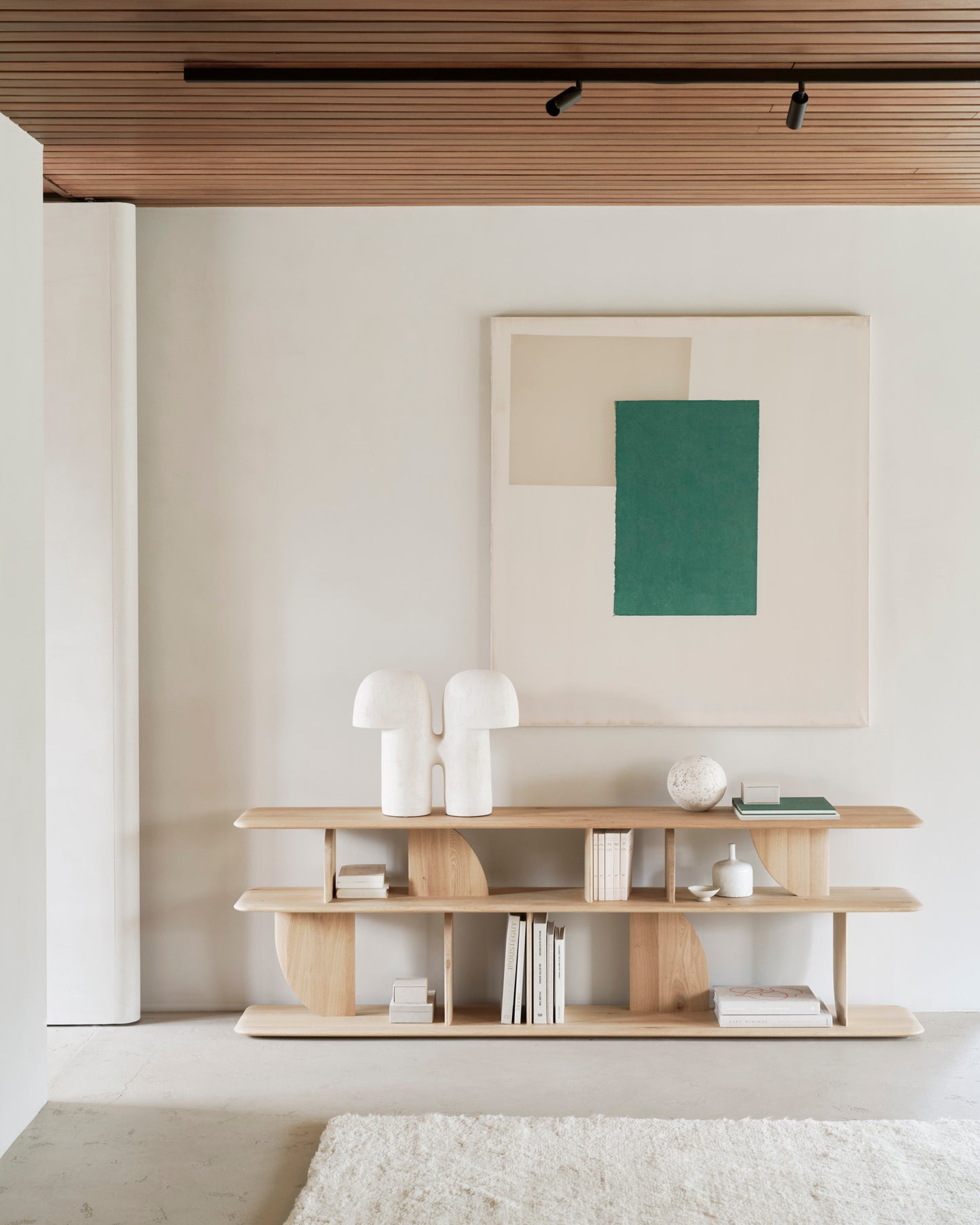 Geometric sofa consoletafel
