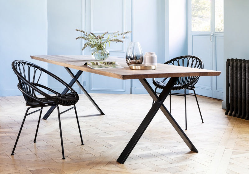 Albert rechthoekige eettafel