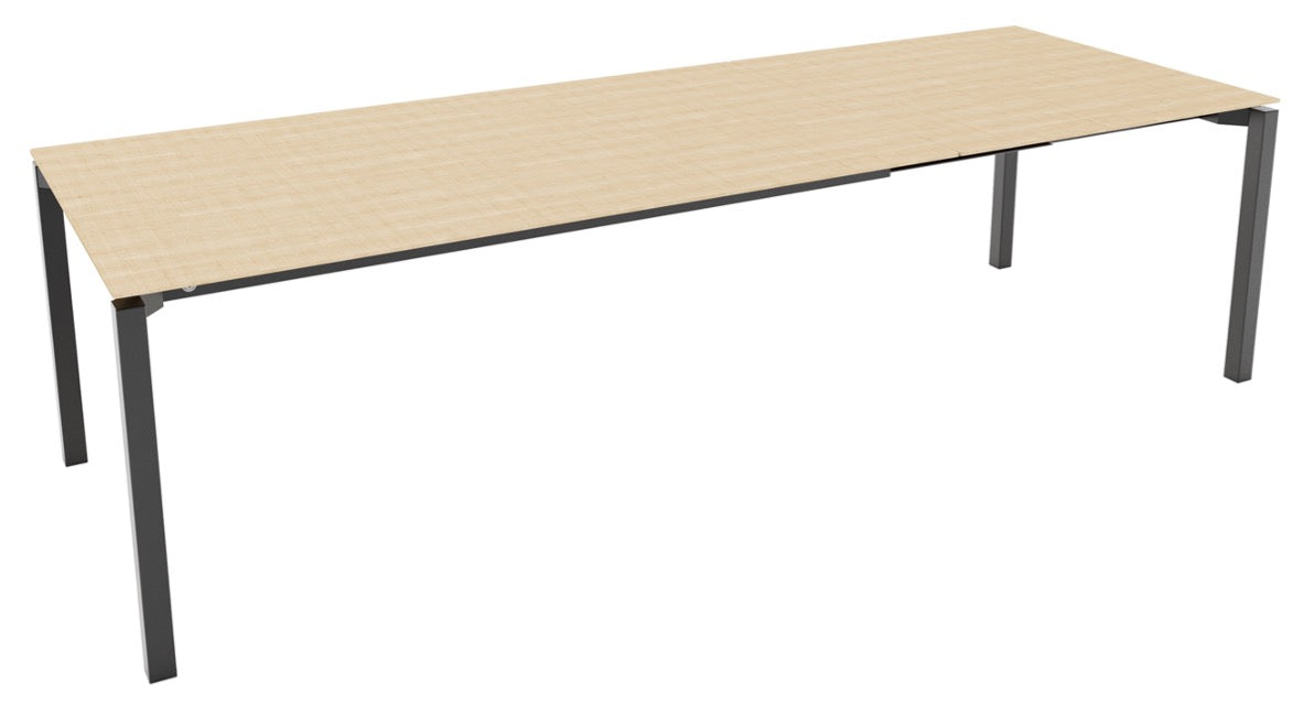 Toonzaalmodel Float uitschuifbare eettafel - Rough cut