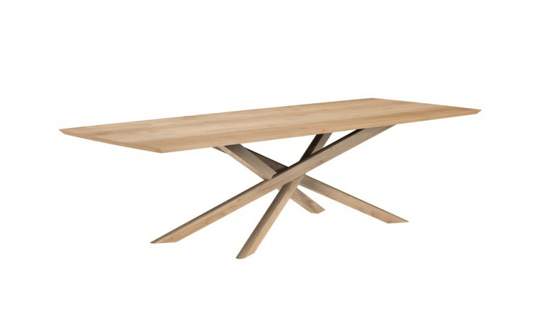 Mikado rechthoekige eettafel