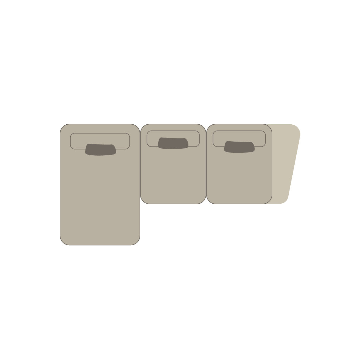 Mono modulaire tuinzetel
