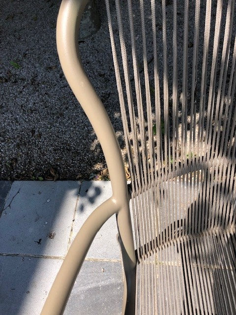 Toonzaalmodel Set Loop tuinsofa + bijzettafel - Taupe