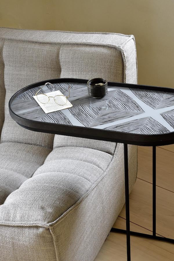 Tray ovale bijzettafel