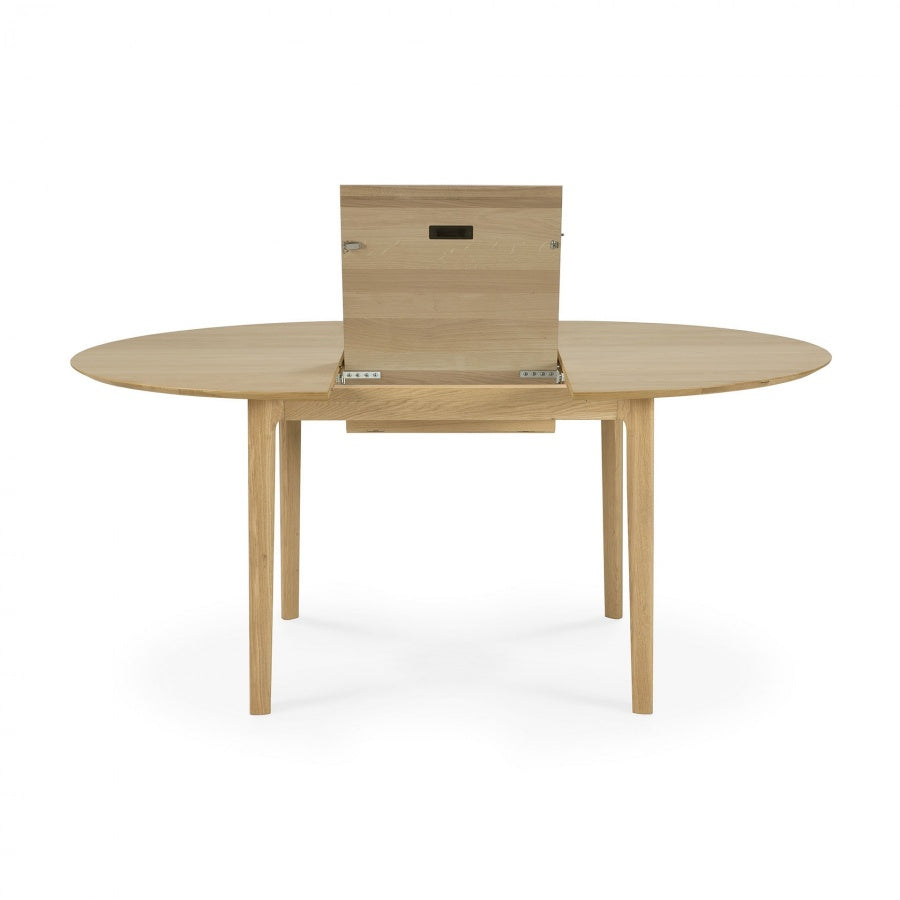 Bok uitschuifbare ronde eettafel