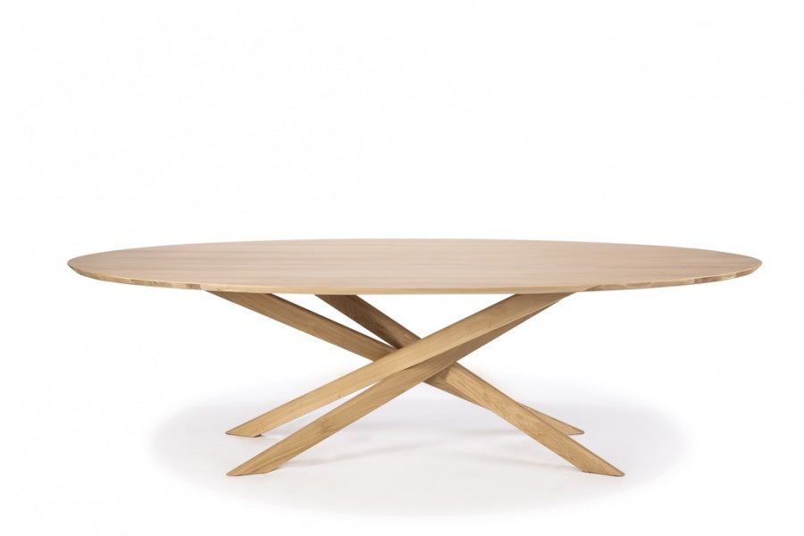 Mikado ovalen eettafel
