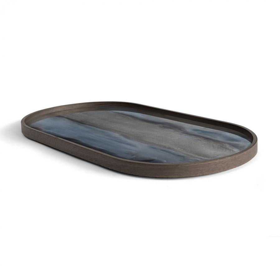 Graphite Organic glazen dienblad - M