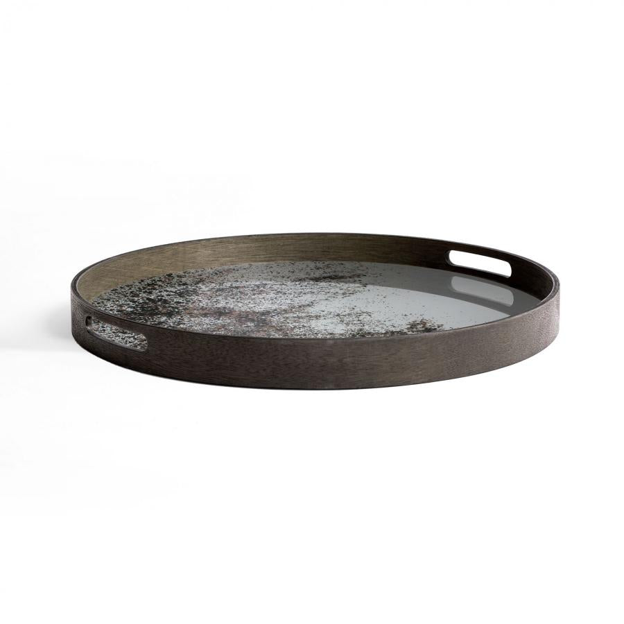 Aged clear spiegel dienblad - S