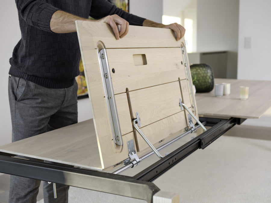 Float uitschuifbare eettafel