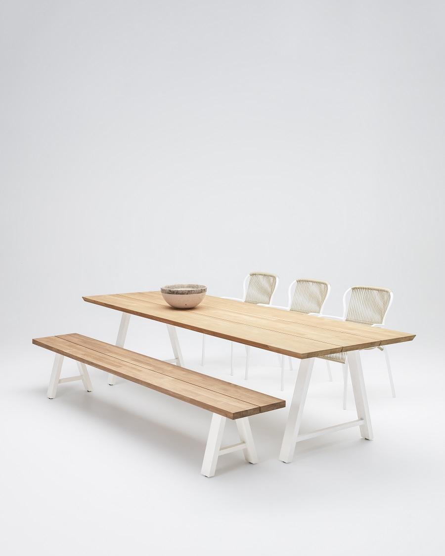 Toonzaalmodel Matteo Set tuintafel + bank