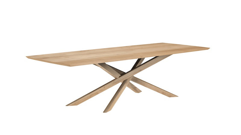 Mikado rechthoekige eettafel
