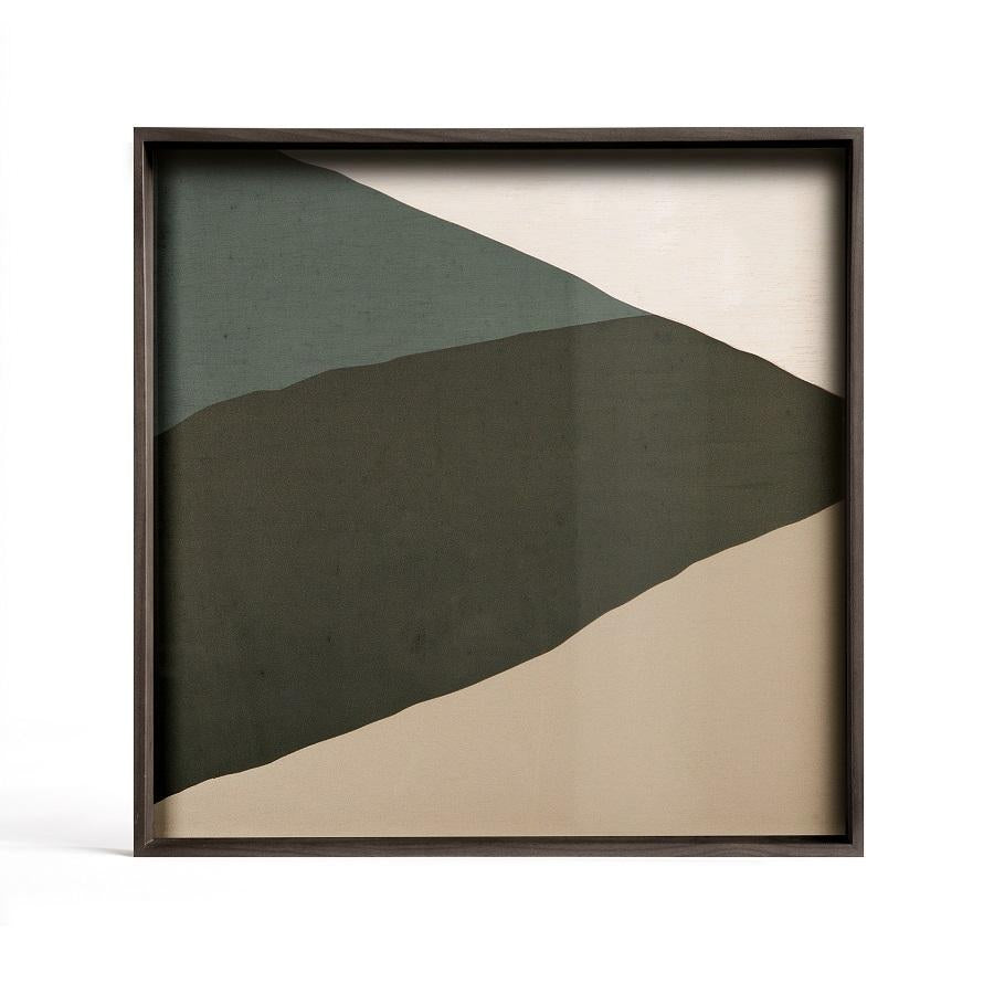 Blue Wabi Sabi glazen dienblad - S