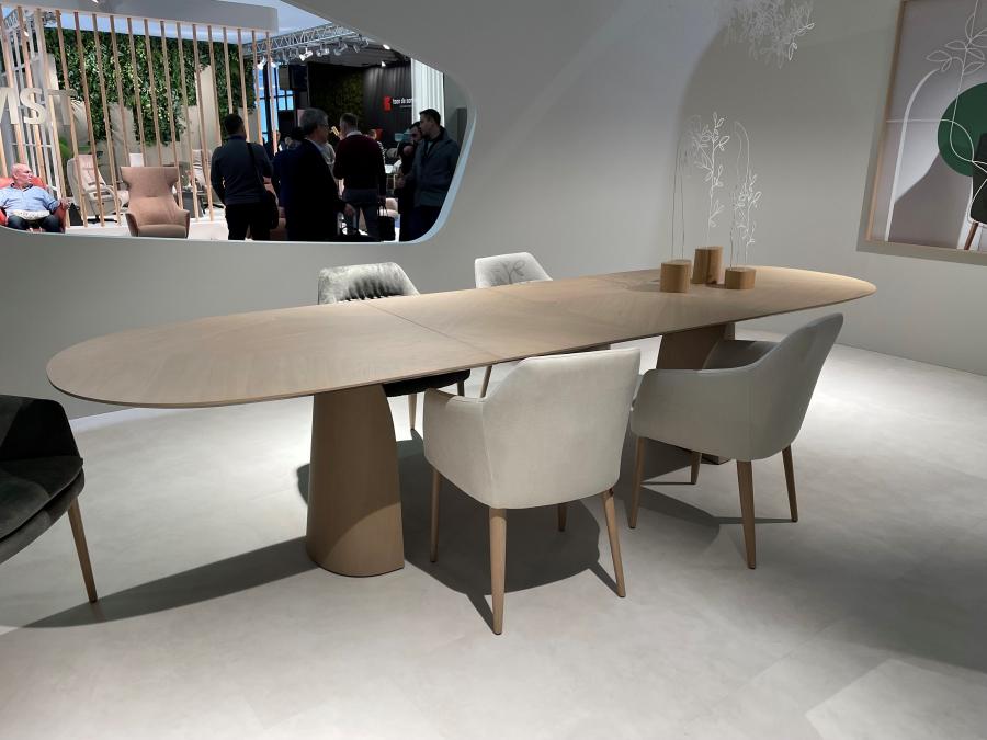 Blossom ovalen uitschuifbare eettafel