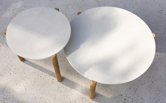 Oda ronde tuin koffietafel