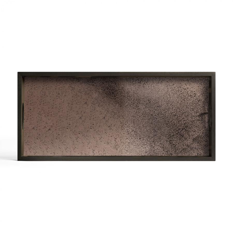 Bronze spiegel dienblad - M
